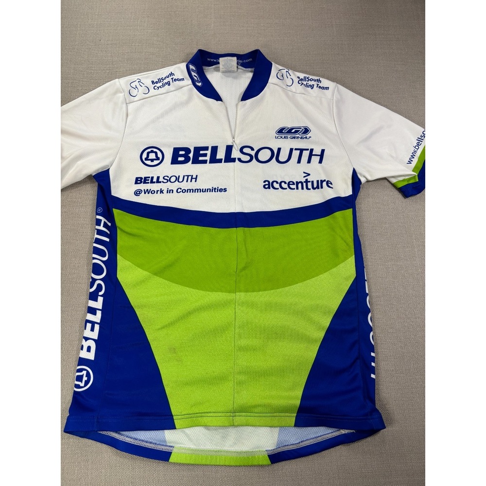 Vintage Louis Garneau BellSouth Unisex Cycling Jersey Size L
